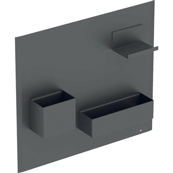 Geberit Acanto Magnetwand Set, 449x388x75mm Metall pulverbeschichtet, Lava, 500649JK2