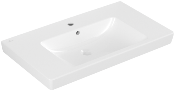 Villeroy & Boch Schrankwaschtisch Subway 717580R1, B:800, T: 470mm, weiss mit ceramicplus