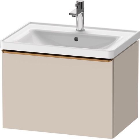 Duravit D-Neo Waschtischunterbau wandhängend Taupe Matt 634x452x440 mm - DE4254004910000