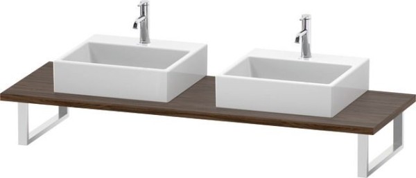 Duravit L-Cube Konsole Nussbaum dunkel Matt 800x550x30 mm - LC107C02121