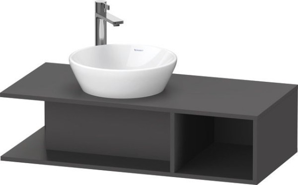 Duravit D-Neo Konsolenwaschtischunterbau wandhängend Graphit Matt 1000x480x260 mm - DE491904949