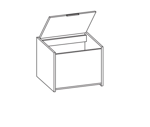 Artiqua 400 Sitztruhe, Riviera Eiche quer NB, 400-STR-1-64-438