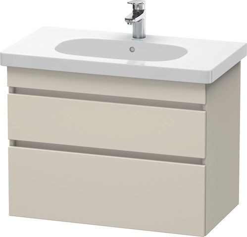 Duravit DuraStyle Waschtischunterbau wandhängend Taupe Matt 800x453x610 mm - DS648409191
