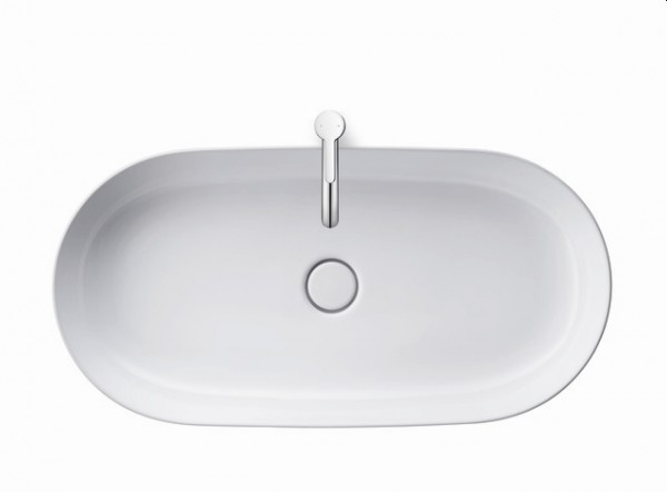 Duravit Luv Aufsatzbecken Weiß Hochglanz, 800 mm - 0379800000
