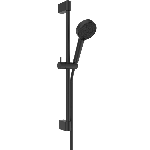 Ideal Standard Brausekombination Idealrain 644mm, 2-fach-Handbrause d:100mm 6l, Silk Black, BE417XG