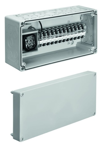 Schell Elektro-Verteilerkasten für 1-12 CVD-Touch/IR Sensor Elektronik, 015830099