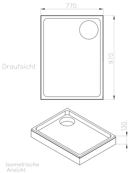 Neuesbad Wannenträger für Kaldewei Superplan 100x80x2,5