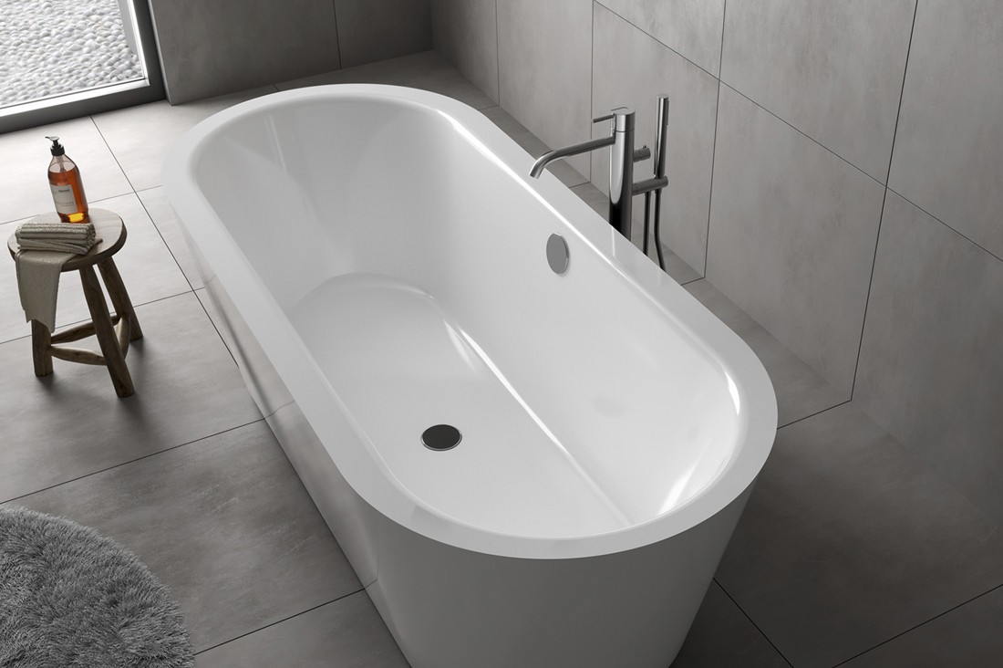 Koralle Badewanne T700 185/80 freistehend ov., VN120185080E01 VN120185080E01