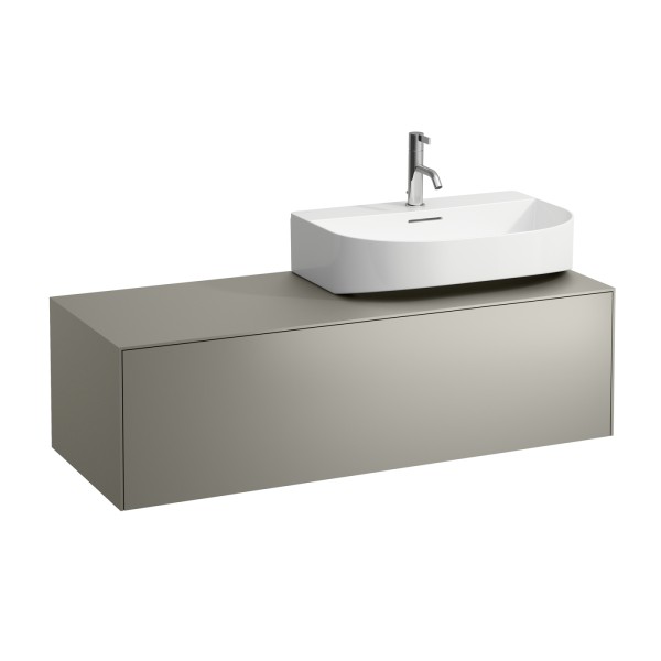 LAUFEN Waschtischunterschrank SONAR f.HWB H816341/2 1175x455 1 Schubl. Ausschnitt re Titan, H4054530