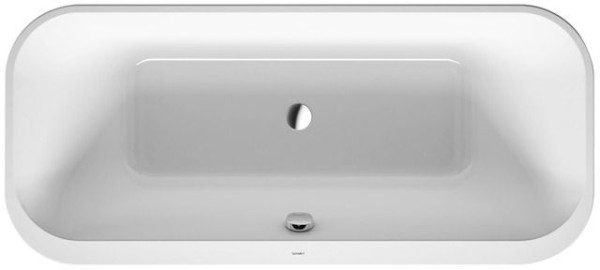 Duravit Happy D.2 Plus Badewanne Weiß / Graphit Supermatt 1800x800 mm - 700453800000000
