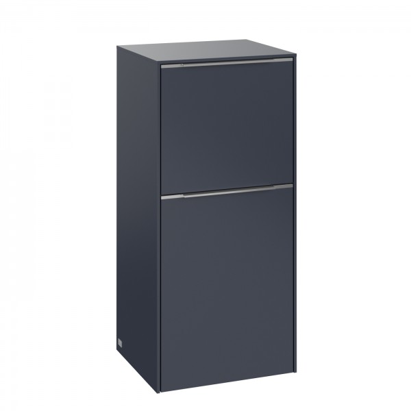 Villeroy & Boch Subway 3.0 Seitenschrank, 1 Auszug, 1 Tür, 400 x 860 x 346,5 mm, Marine Blue / Marin
