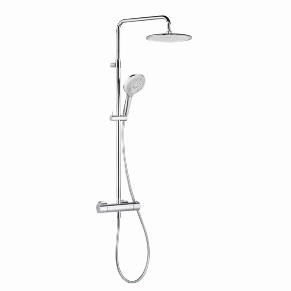 Kludi FRESHLINE Thermostat Dual Shower System, 8.0 l chrom, 6709205-00WR9