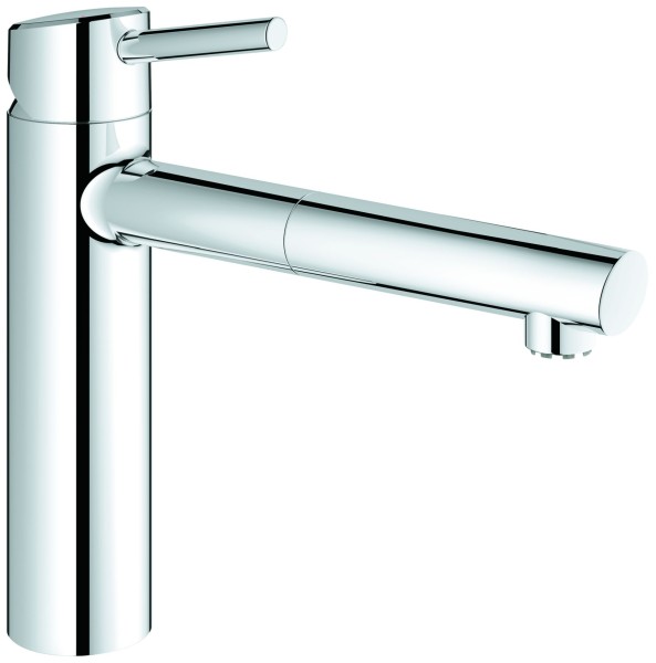 GROHE EH-SPT-Batterie Concetto 31214 Niederdruck ausziehbarer Mousseur chrom