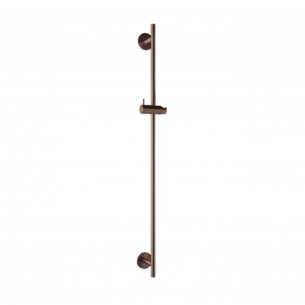 Herzbach spa ix pvd Duschstange 90 rund rosette 70 rund copper, Copper Steel, 21.965900.1.39