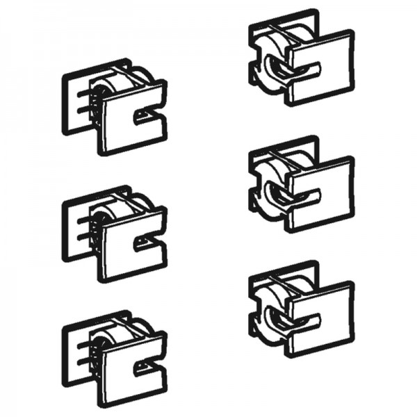 Geberit Montagepaket für Monolith Oberflächen 6 Korpusverbinder und 2 Fixierbolzen