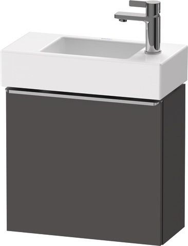 Duravit D-Neo Waschtischunterbau wandhängend Graphit Matt 484x222x440 mm - DE4219R70490000