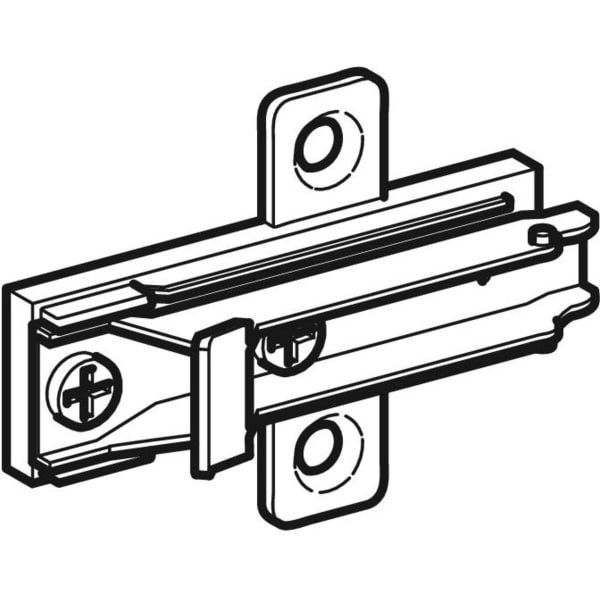 Geberit Scharnier Montageplatte, Acanto Türen Salice , außer SPS Türen, 243836001