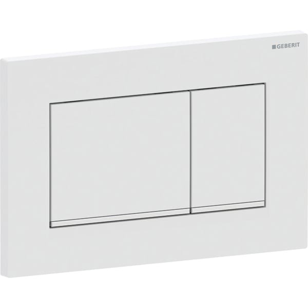 Geberit Betätigungsplatte Sigma30, für 2-Mengen-Spülung weiß matt, 115883JT1