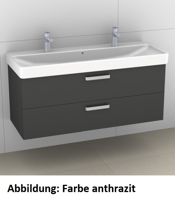 Artiqua 413 Waschtischunterschrank für Smyle Square 500253, 500225 (ehem. 120520, 120523) Riviera Ei 413-WU2L-K148-7179-438