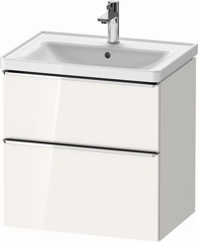 Duravit D-Neo Waschtischunterbau wandhängend Weiß Hochglanz 634x452x625 mm - DE4354010220000