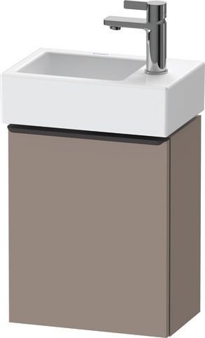 Duravit D-Neo Waschtischunterbau wandhängend Basalt Matt 364x222x440 mm - DE4218LBD430000