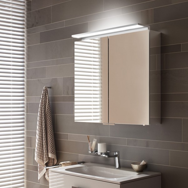 KEUCO Spiegelschrank Royal L1, Wandvorbau mit LED-Beleuchtung B:65cm H:74,2cm T:15cm