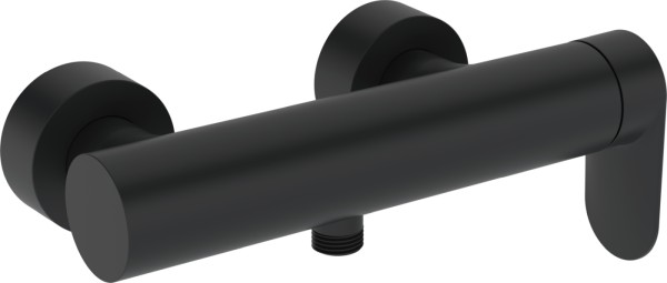 Hansa Einhandmischer Brausebatterie HANSAGENESIS 3745, Matt-Schwarz, 3745010733