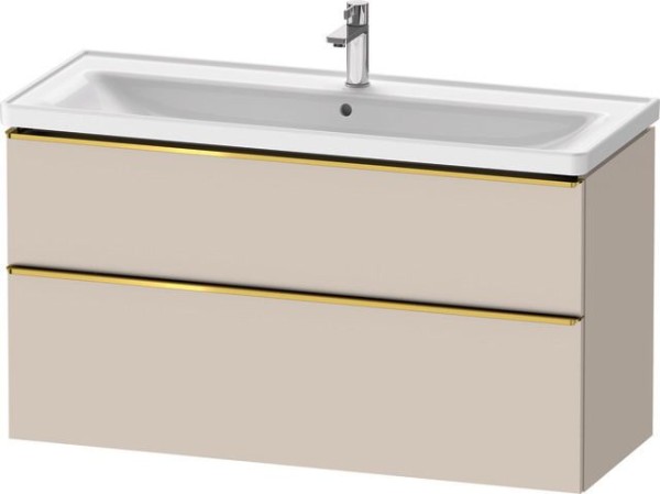 Duravit D-Neo Waschtischunterbau wandhängend Taupe Matt 1184x452x625 mm - DE4391034910000