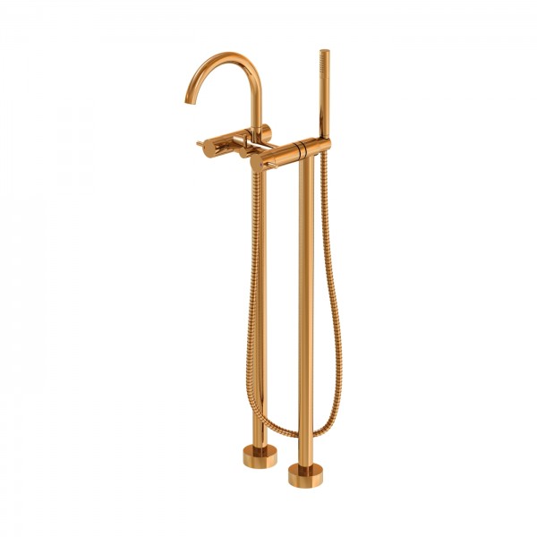Steinberg Serie 100 Freistehende Wanne / Brause-Armatur , rose gold, 1001162RG