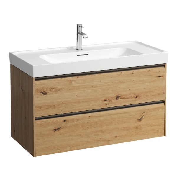 LAUFEN Waschtischunterchrank MEDA 448x984x515 2 Schubladen integ.