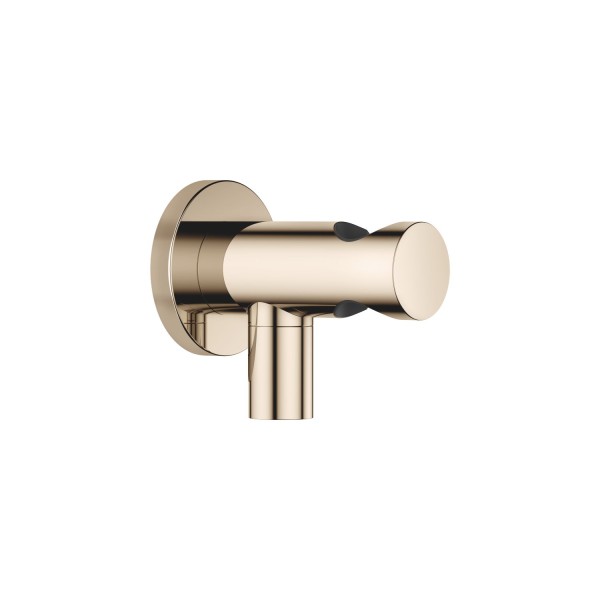 Dornbracht Wandanschlussbogen mit integriertem Brausehalter SERIENSPEZIFISCH 28490660 Champagne (22k