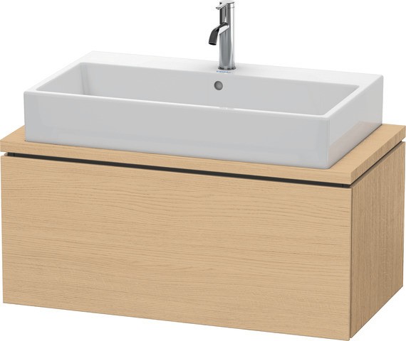 Duravit L-Cube Konsolenwaschtischunterbau wandhängend Natur Eiche Matt 920x477x400 mm - LC580303030