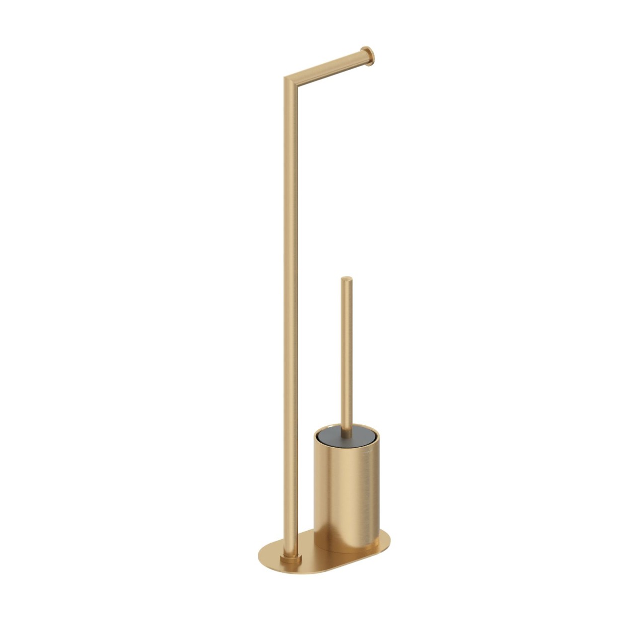Cosmic Architect s+ Stand-WC-Bürstengarnitur mit Rollenhalter, Pvd Gold gebürstet, WJC235A009704 WJC235A0097040