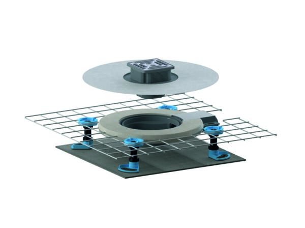 Dallmer Schallschutzablauf CeraDrain Select Plan, DN 40, 100 x 100 mm, 518408