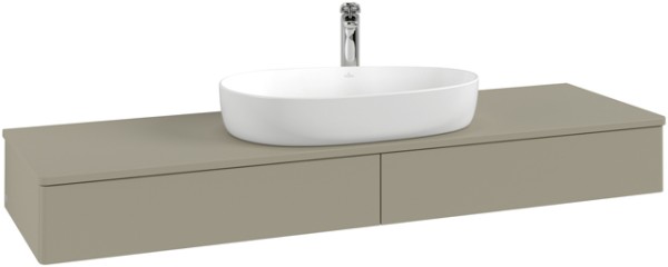 Villeroy & Boch Waschtischunterschrank Antao K14_5 1600x190x500mm mit Struktur FK/AP: HG/0