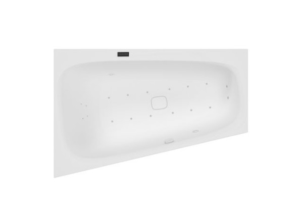 Hoesch Whirlpool iSensi Trap 1500x1000 Monolith li. m. Überlaufschlitz, System iSensi Weiß, 3955i.01