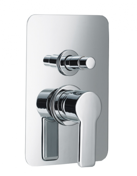 HSK Softcube Unterputz-Wannenbatterie, mit Umstellung