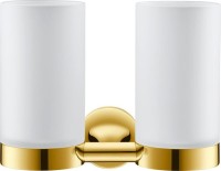 Preview: Duravit Starck T Preview: Duravit Starck T Zahnputzbecher Gold Poliert 170x98x140 mm - 0099483400
