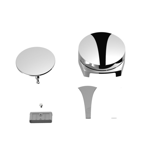 LAUFEN Bedieneinheit nur sichtbare Teile für Ab-und Überlaufgarnitur m. Wannenzulauffunktion, H29515