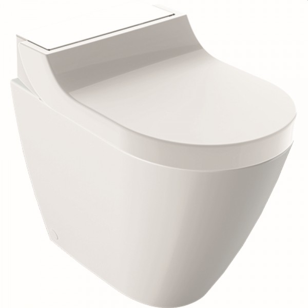 Geberit Geberit AquaClean Tuma Comfort WC-Komplettanlage Stand-WC Glas weiß, 146310SI1