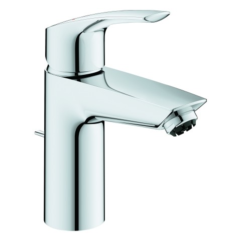 GROHE Waschtischarmatur Eurosmart S-Size Niederdruck Zugst.-Abl.grt. chrom, 23459003