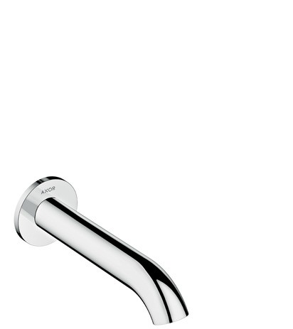 Hansgrohe Wanneneinlauf Axor Uno gebogen Brushed Nickel , 38411820 , 38411820