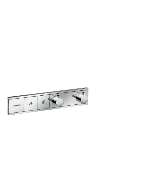 Hansgrohe Thermostat Unterputz RainSelect Fertigset 2 Verbraucher verchromt, 15380000