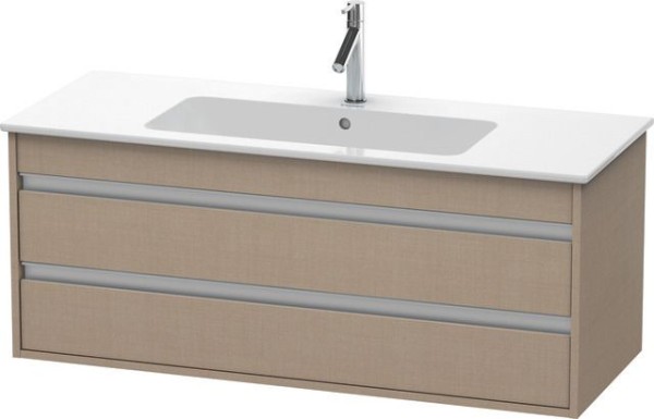 Duravit Ketho Waschtischunterbau wandhängend Leinen Matt 1200x475x480 mm - KT643107575