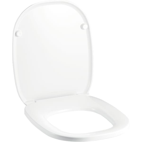 Geberit 500 WC-Sitz: Absenkautomatik=nein, Befestigung=von oben, weiß / glänzend, 41761000