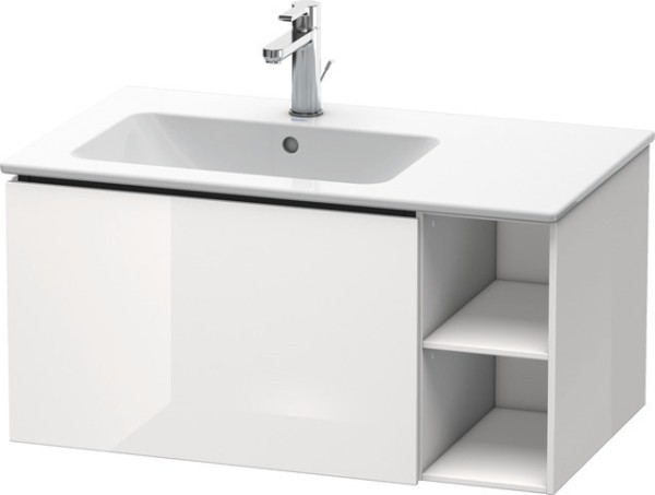 Duravit L-Cube Waschtischunterbau wandhängend Weiß Hochglanz 820x481x400 mm - LC619102222