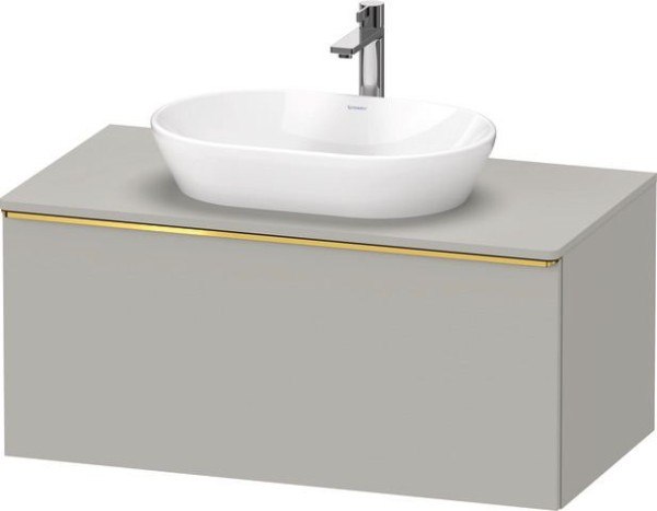 Duravit D-Neo Konsolenwaschtischunterbau wandhängend Betongrau Matt 1000x550x459 mm - DE494803407000