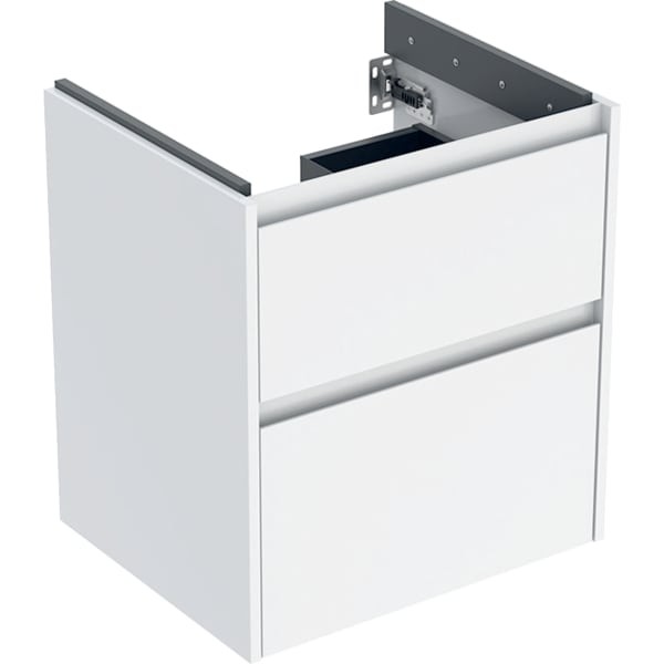 Geberit Renova Plan Unterschrank für Waschtisch, mit zwei Schubladen: 54.6x60.6x44.6cm, 504026011