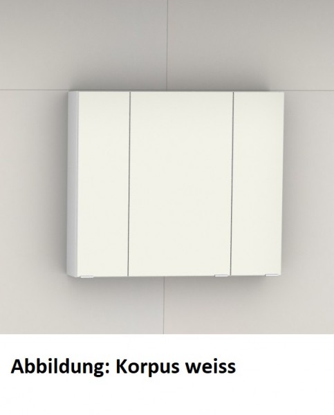 Artiqua Spiegelschrank , Weiß Glanz, 070-SET-2-80-68