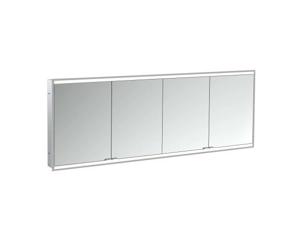 emco LED-Lichtspiegelschrank prime 2 Facelift Unterputz, 1800 mm, 4-türig, IP 20 Rückwand weiß, 9497